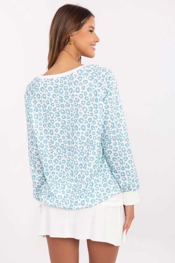 blue Blouse model 206718 Italy Moda
