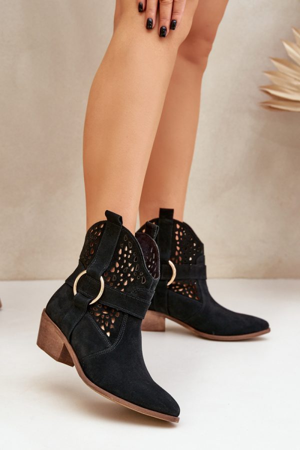 black Heel boots model 206789 Step in style