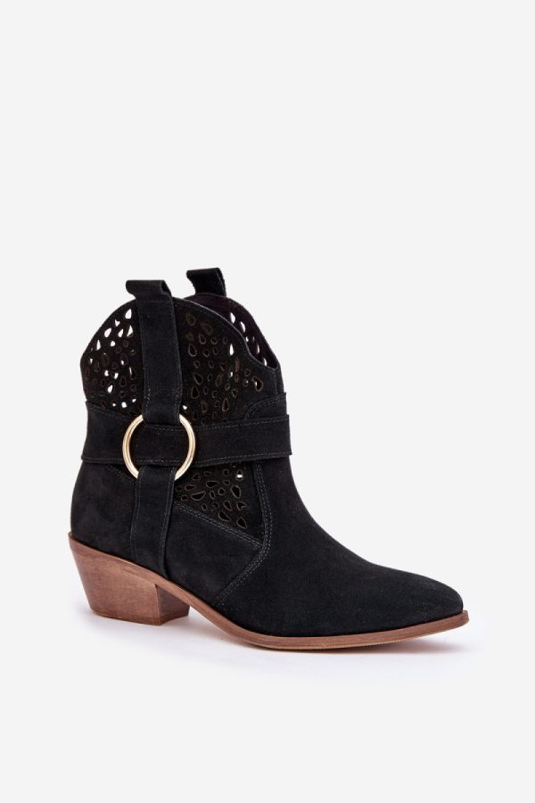 black Heel boots model 206789 Step in style