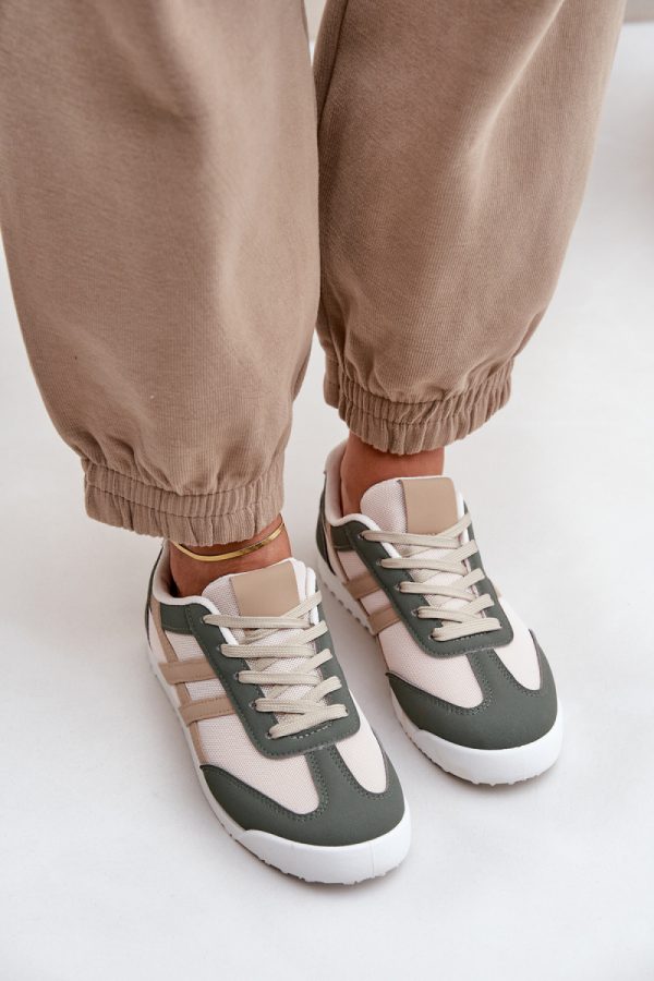 green Sneakers model 206803 Step in style