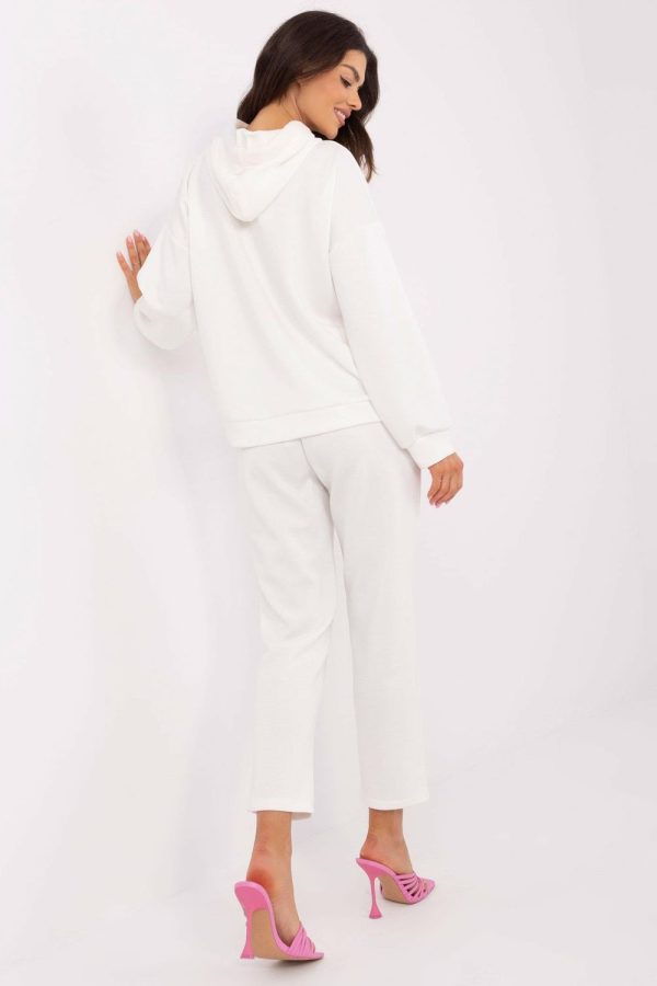 Beige Set in Pants, Trousers, Shorts with Spandex, Polyester and Viscose