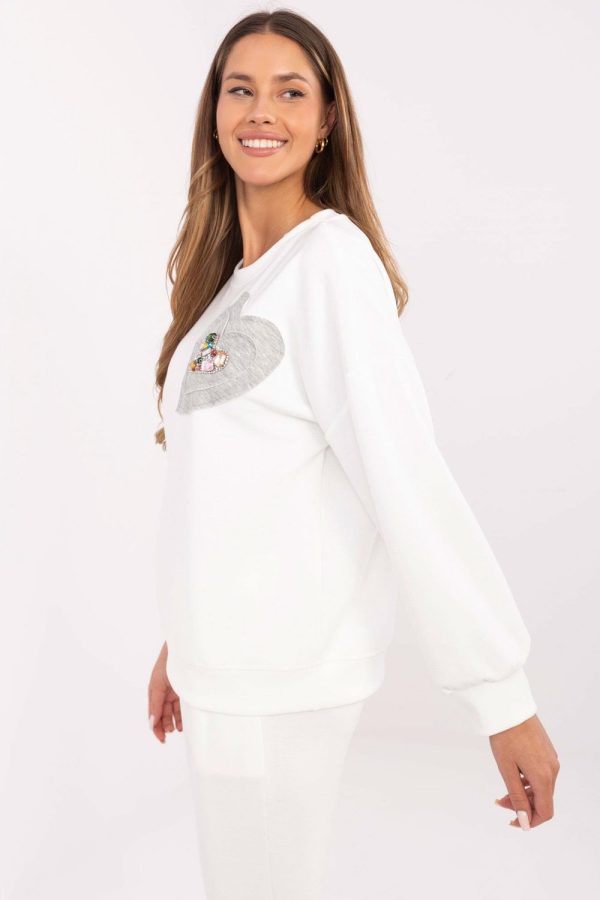 beige Sweatshirt model 207029 Italy Moda