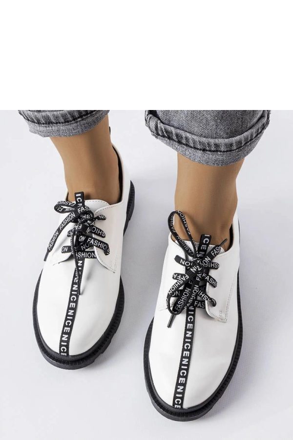 White Half Shoes....Heel Height