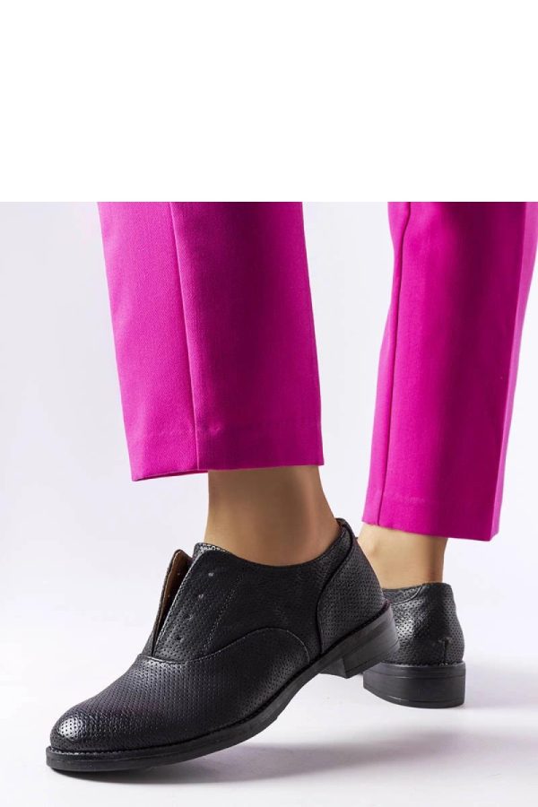Black Half Shoes...Fabric and Heel Height