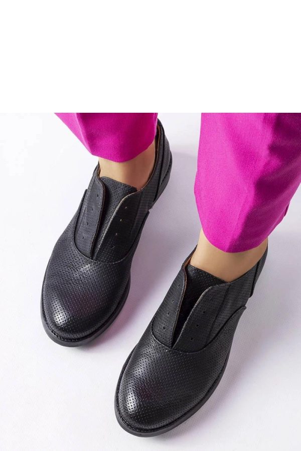 Black Half Shoes...Fabric and Heel Height
