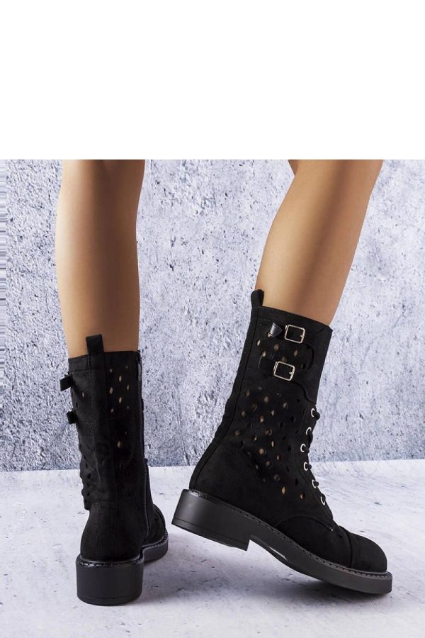 Black Boots in Women`s Ankle Boots & Booties with Heel Height