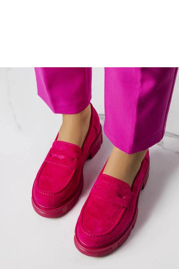 Pink Half Shoes in Women`s Ankle Boots & Booties with Fabric and Heel Height