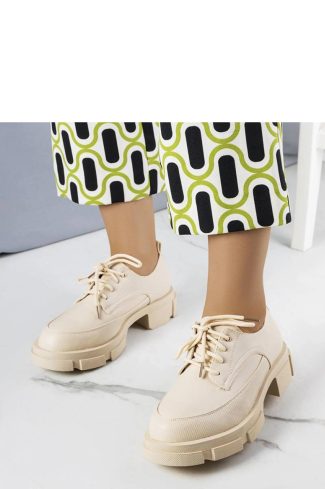Beige Half Shoes.Fabric and Heel Height
