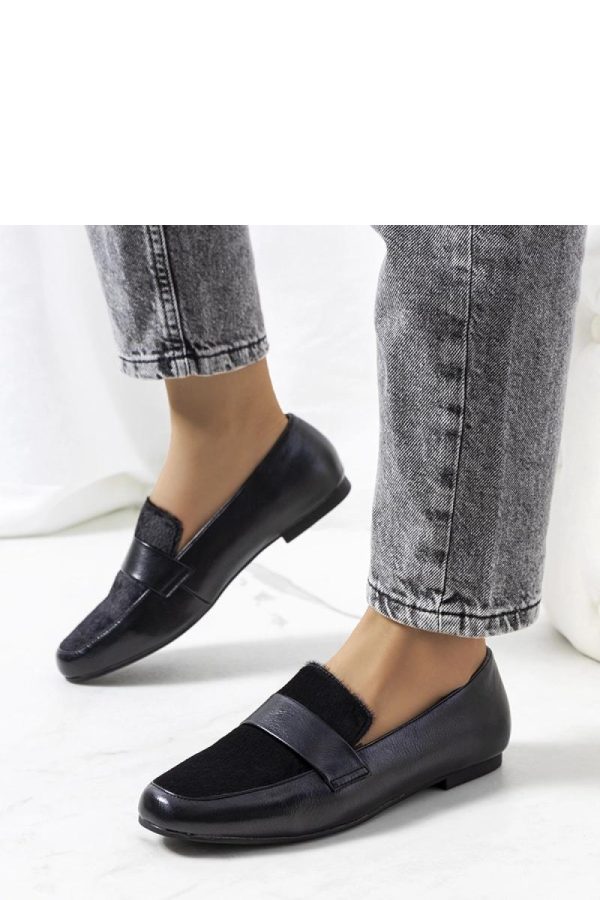 Black Half Shoes.Heel Height