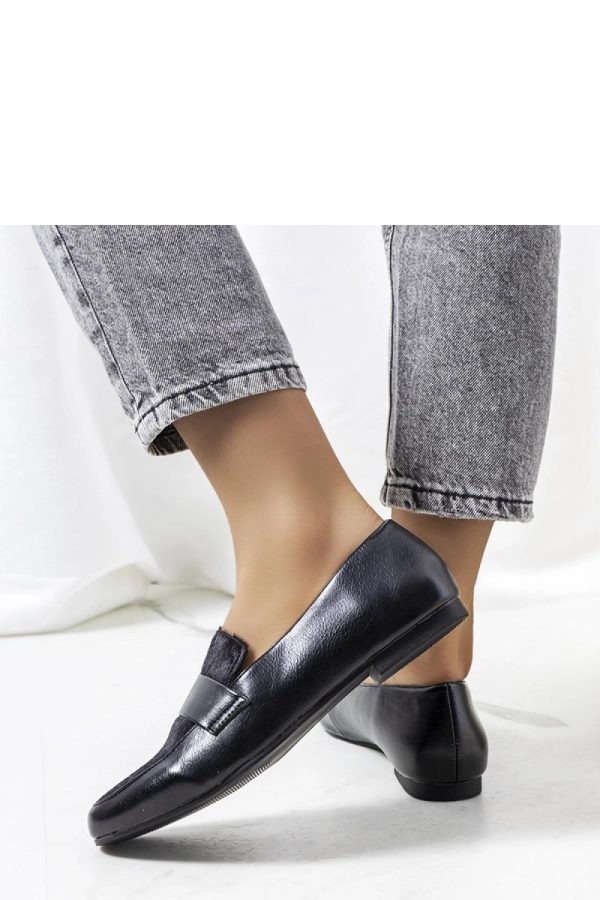Black Half Shoes.Heel Height