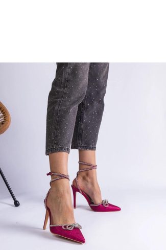Pink High Heel Pumps....Fabric and Heel Height