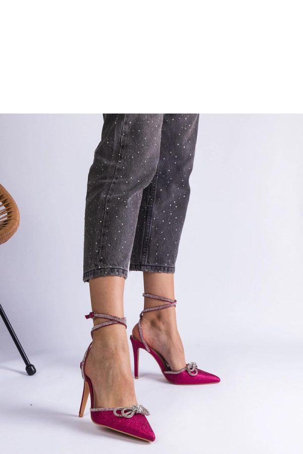 Pink High Heel Pumps....Fabric and Heel Height