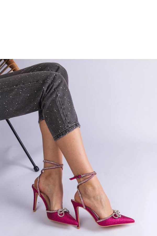 Pink High Heel Pumps....Fabric and Heel Height