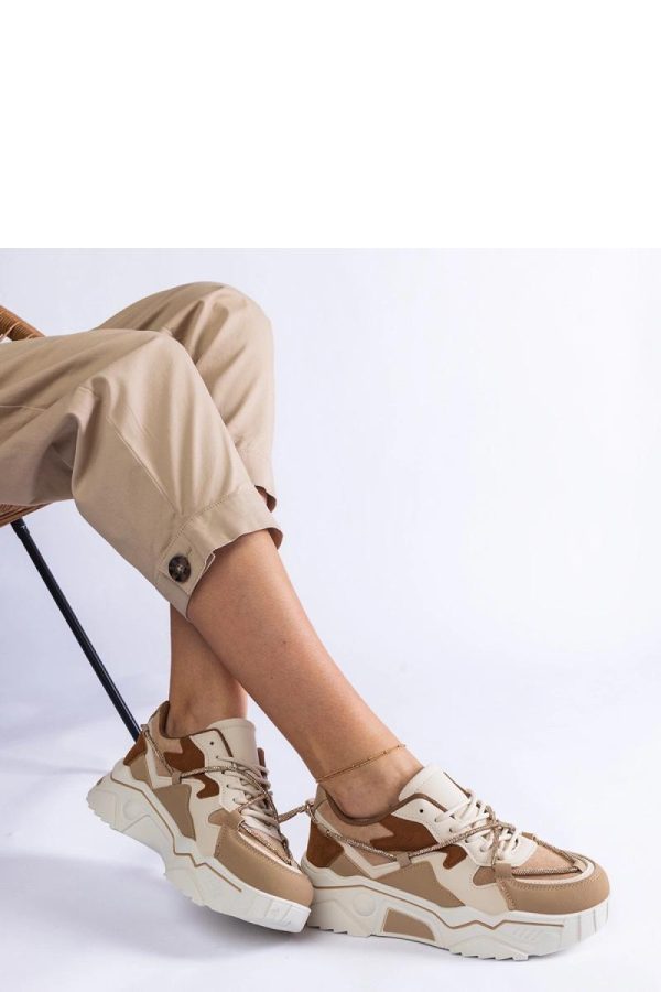 Brown Sport Shoes..Fabric and Heel Height