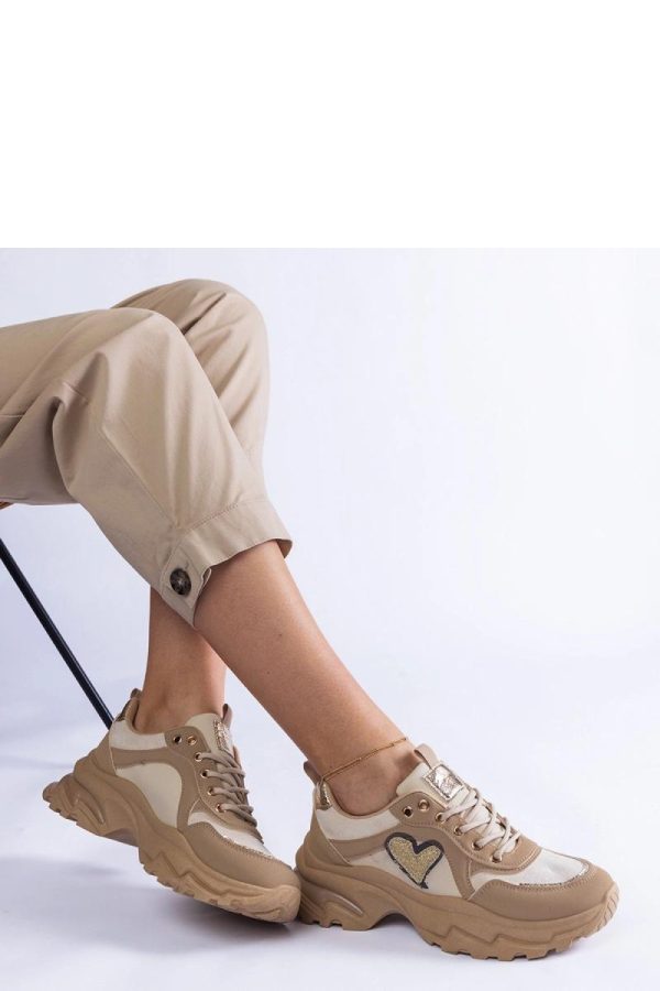 Brown Sport Shoes..Fabric and Heel Height