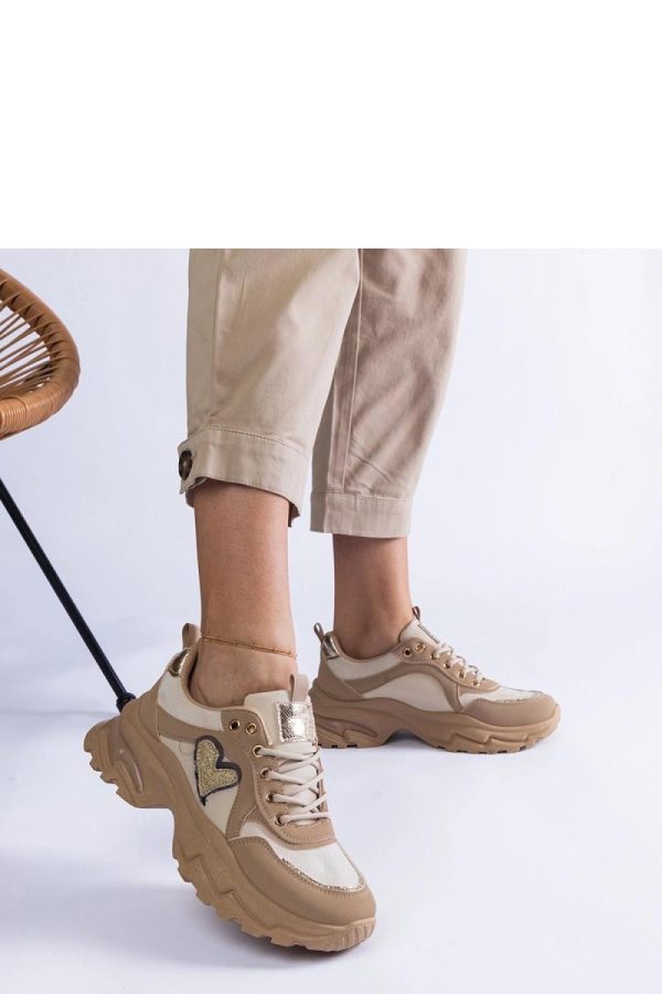 Brown Sport Shoes..Fabric and Heel Height