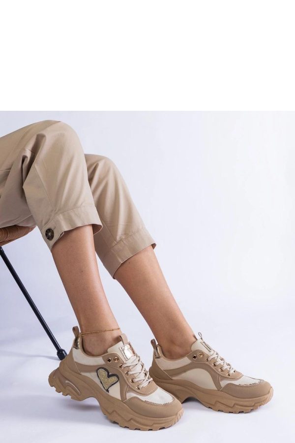 Brown Sport Shoes..Fabric and Heel Height