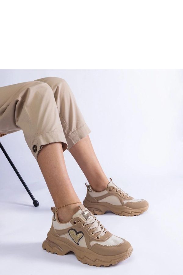 Brown Sport Shoes..Fabric and Heel Height