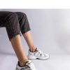 Grey Sport Shoes in Women`s Athletic Shoes, Trainers, Sneakers with Fabric and Heel Height