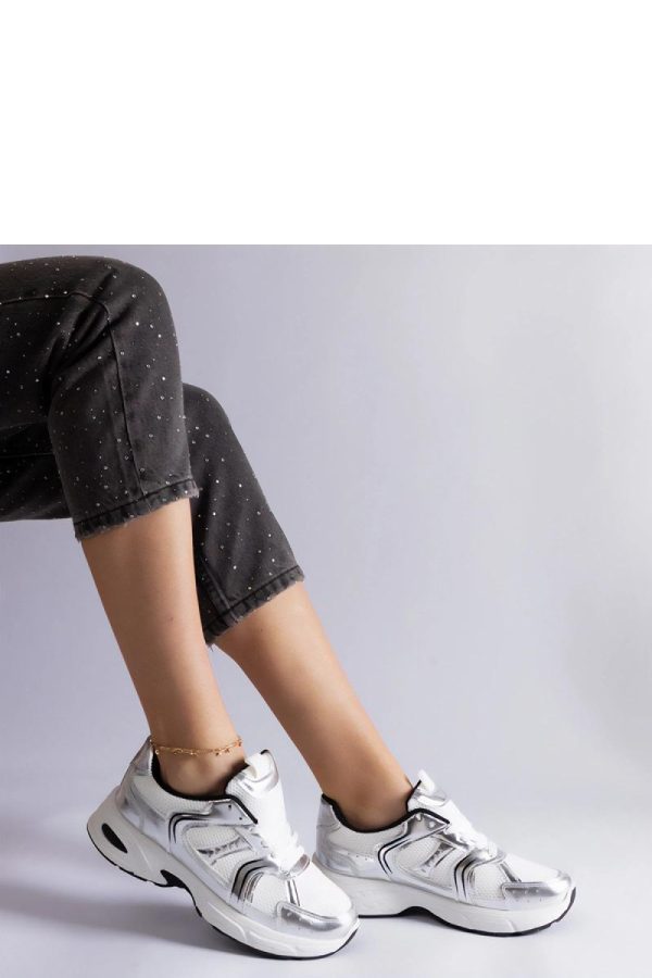 Grey Sport Shoes in Women`s Athletic Shoes, Trainers, Sneakers with Fabric and Heel Height