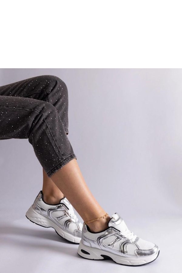 Grey Sport Shoes in Women`s Athletic Shoes, Trainers, Sneakers with Fabric and Heel Height