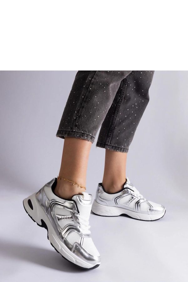 Grey Sport Shoes in Women`s Athletic Shoes, Trainers, Sneakers with Fabric and Heel Height