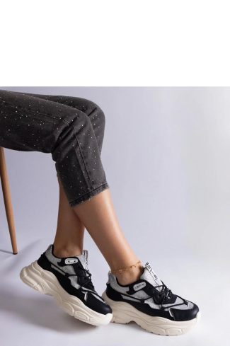 Black Sport Shoes in Women`s Athletic Shoes, Trainers, Sneakers with Fabric and Heel Height