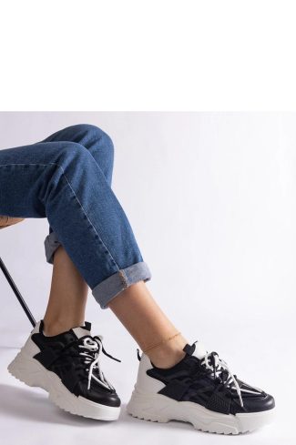 Black Sport Shoes in Women`s Athletic Shoes, Trainers, Sneakers with Fabric and Heel Height