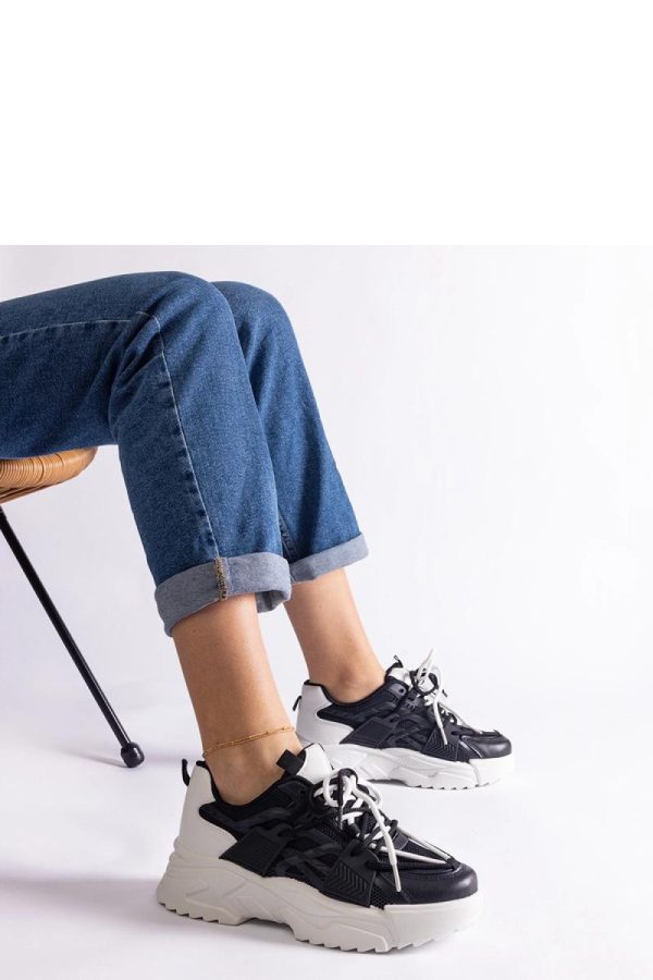 Black Sport Shoes in Women`s Athletic Shoes, Trainers, Sneakers with Fabric and Heel Height