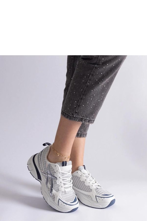 Blue Sport Shoes in Women`s Athletic Shoes, Trainers, Sneakers with Fabric and Heel Height