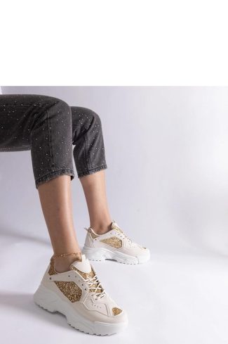 1059952 Beige Sport Shoes....Fabric and Heel Height