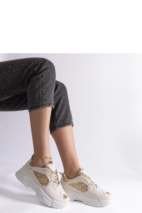 Beige Sport Shoes....Fabric and Heel Height