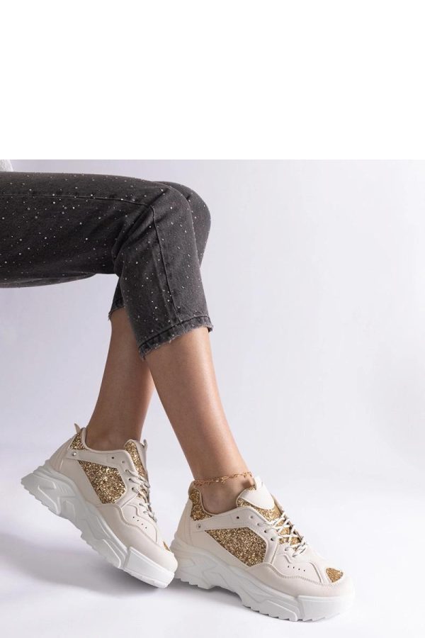 Beige Sport Shoes....Fabric and Heel Height