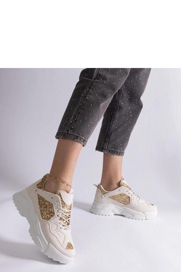 Beige Sport Shoes....Fabric and Heel Height