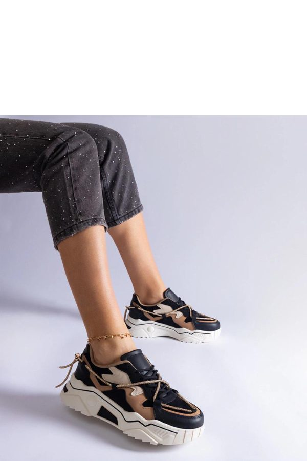 Black Sport Shoes in Women`s Athletic Shoes, Trainers, Sneakers with Fabric and Heel Height