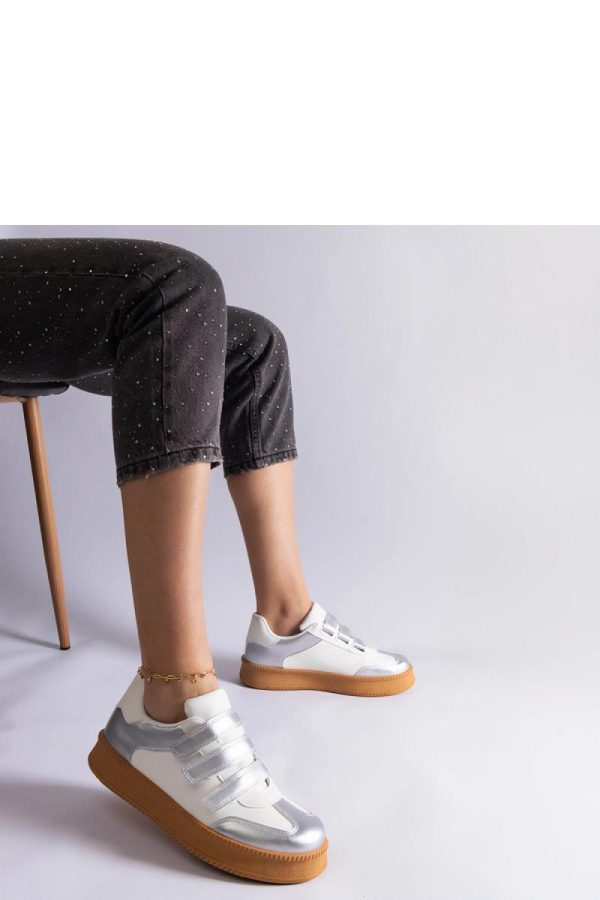 Grey Sport Shoes in Women`s Athletic Shoes, Trainers, Sneakers with Fabric and Heel Height