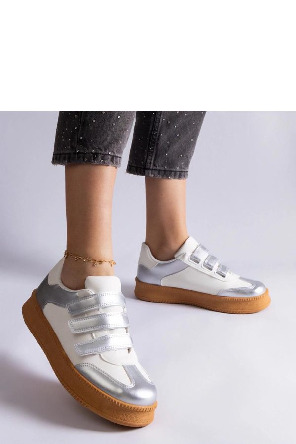 Grey Sport Shoes in Women`s Athletic Shoes, Trainers, Sneakers with Fabric and Heel Height