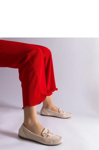 1060033 Beige Mocassin...Fabric and Heel Height