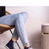 Blue Sneakers in Women`s Athletic Shoes, Trainers, Sneakers with Fabric and Heel Height