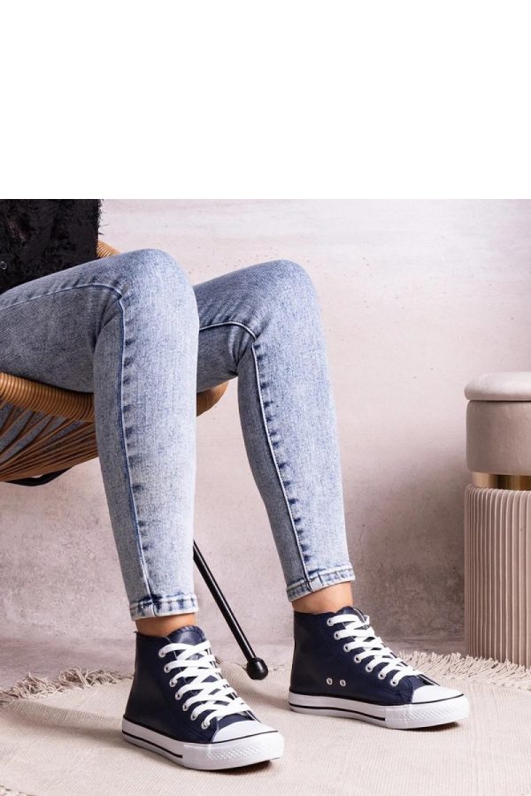 Blue Sneakers in Women`s Athletic Shoes, Trainers, Sneakers with Fabric and Heel Height