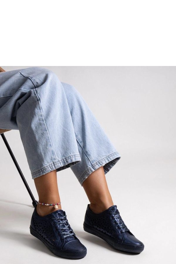 Blue Sneakers in Women`s Athletic Shoes, Trainers, Sneakers with Fabric and Heel Height