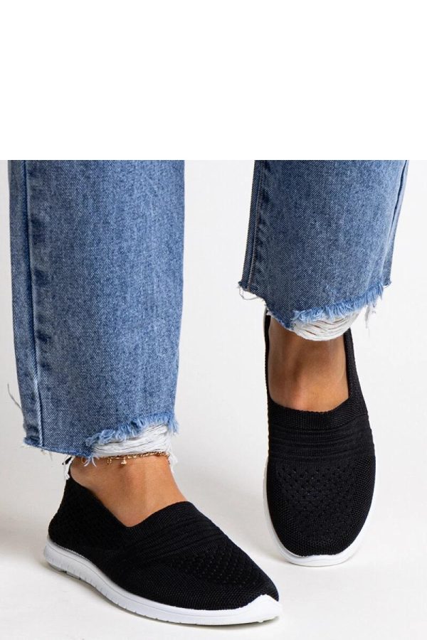 Black Sneakers in Women`s Athletic Shoes, Trainers, Sneakers with Fabric and Heel Height