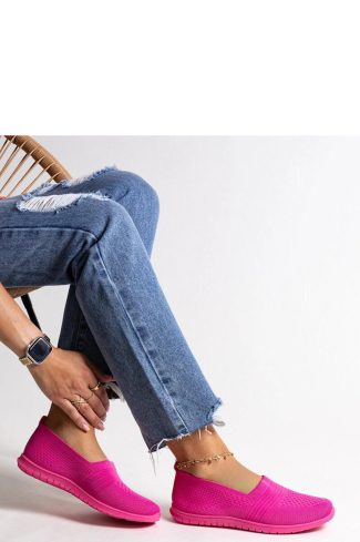 Pink Sneakers in Women`s Athletic Shoes, Trainers, Sneakers with Fabric and Heel Height