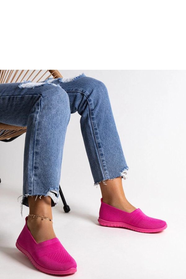Pink Sneakers in Women`s Athletic Shoes, Trainers, Sneakers with Fabric and Heel Height