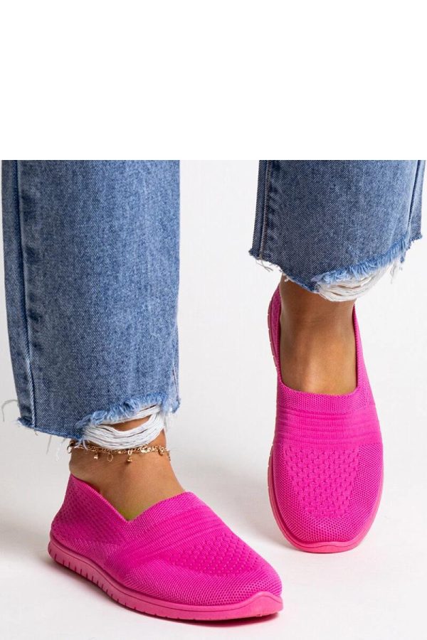 Pink Sneakers in Women`s Athletic Shoes, Trainers, Sneakers with Fabric and Heel Height