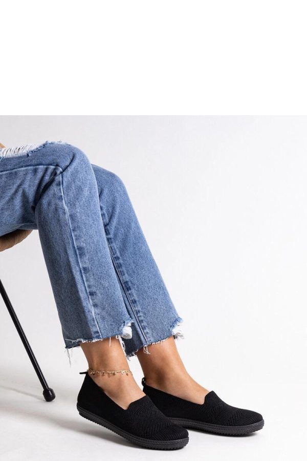 Black Sneakers.Fabric and Heel Height