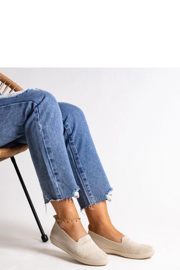 Beige Sneakers..Fabric and Heel Height