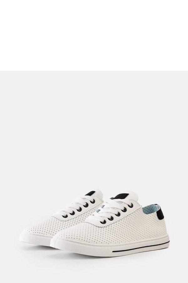 White Sport Shoes....Fabric and Heel Height