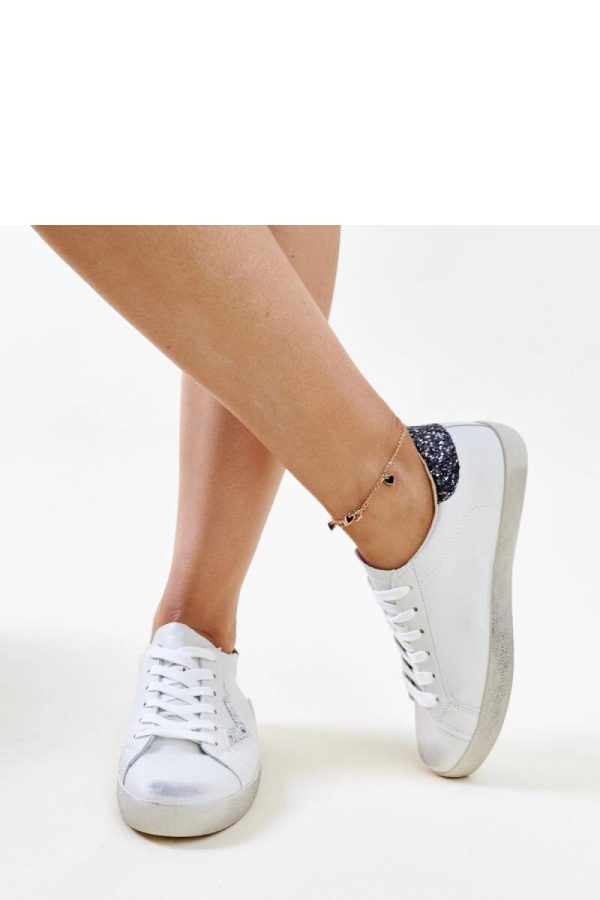 White Sneakers.Fabric and Heel Height