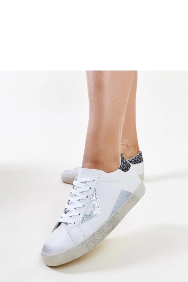 White Sneakers.Fabric and Heel Height